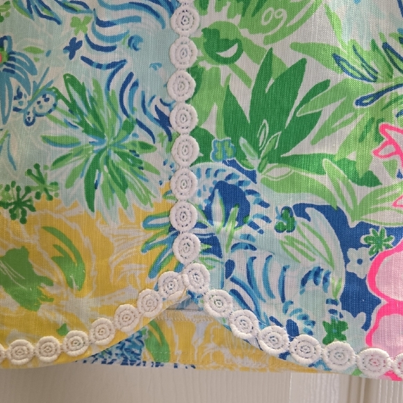 Lilly Pulitzer Floral Print Skirt NWOT - Picture 3 of 9